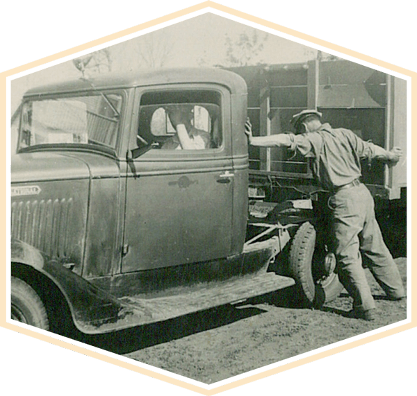 Historical Photo of Lake Thompson Honey Company